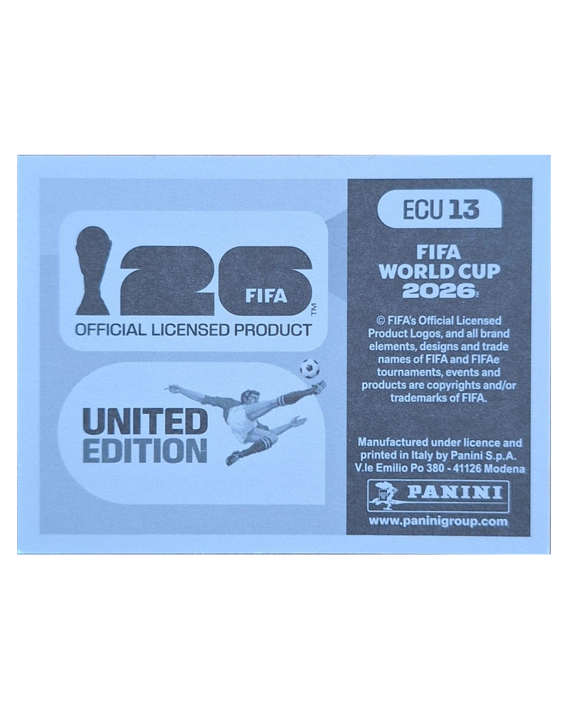 Panini FIFA WM 2026 United - ECU 13 - Team Photo