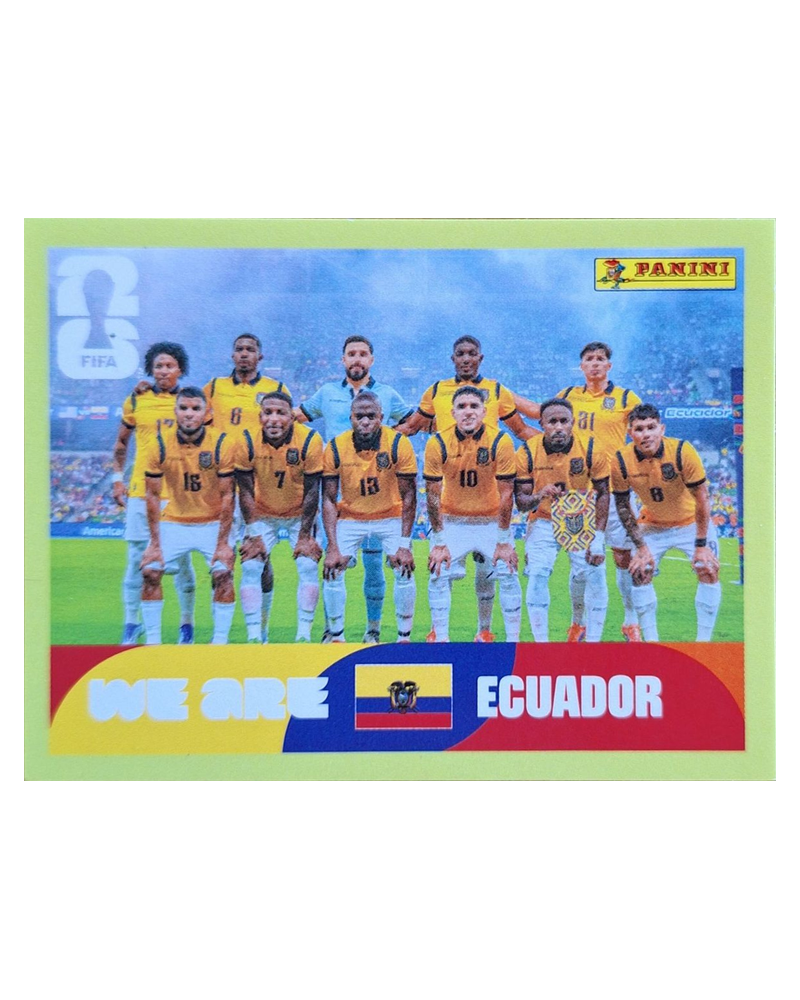 Panini FIFA WM 2026 United - ECU 13 - Team Photo