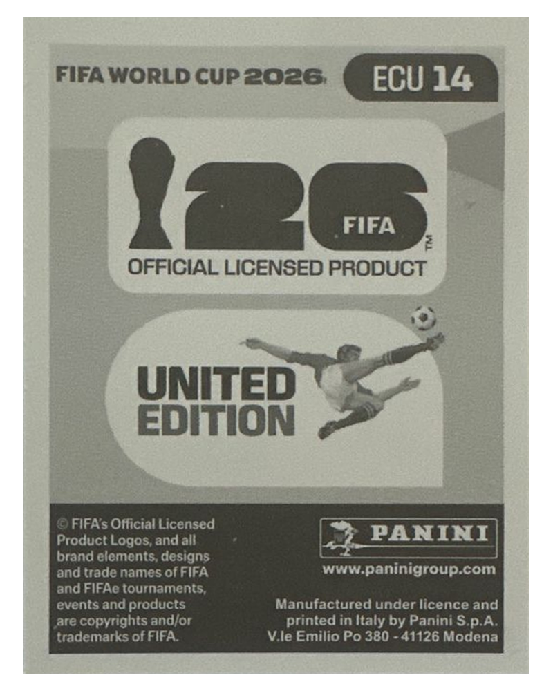 Panini FIFA WM 2026 United - ECU 14 - John Yeboah
