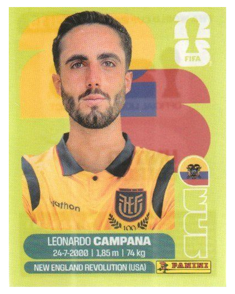 Panini FIFA WM 2026 United - ECU 15 - Leonardo Campana