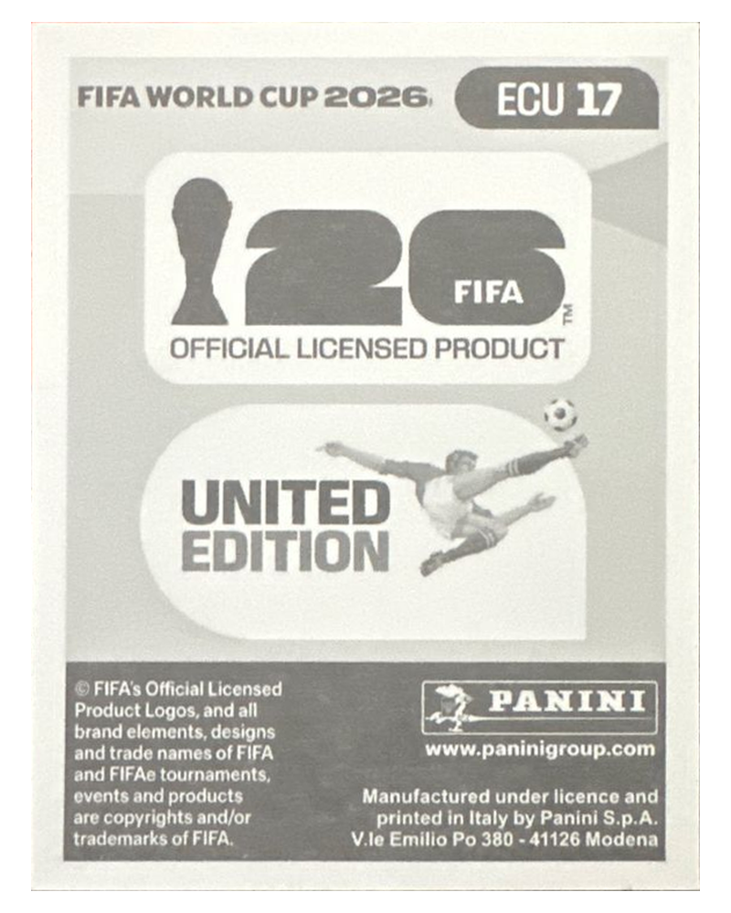 Panini FIFA WM 2026 United - ECU 17 - Nilson Angulo