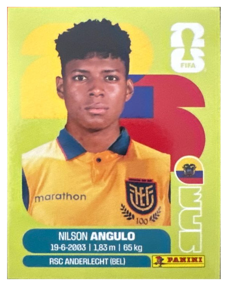 Panini FIFA WM 2026 United - ECU 17 - Nilson Angulo