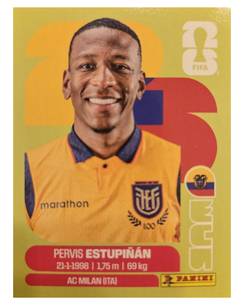 Panini FIFA WM 2026 United - ECU 5 - Pervis Estupiñán