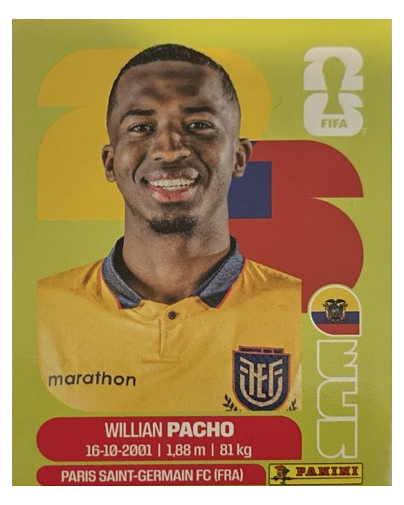 Panini FIFA WM 2026 United - ECU 6 - Willian Pacho