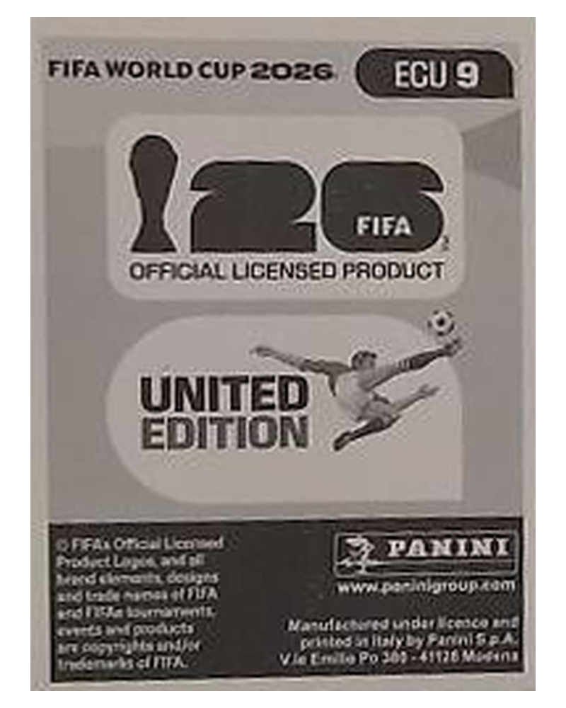 Panini FIFA WM 2026 United - ECU 9 - Moises Caicedo