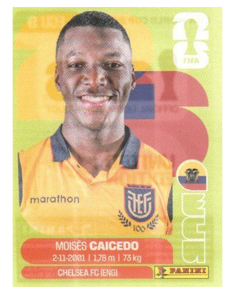 Panini FIFA WM 2026 United - ECU 9 - Moises Caicedo