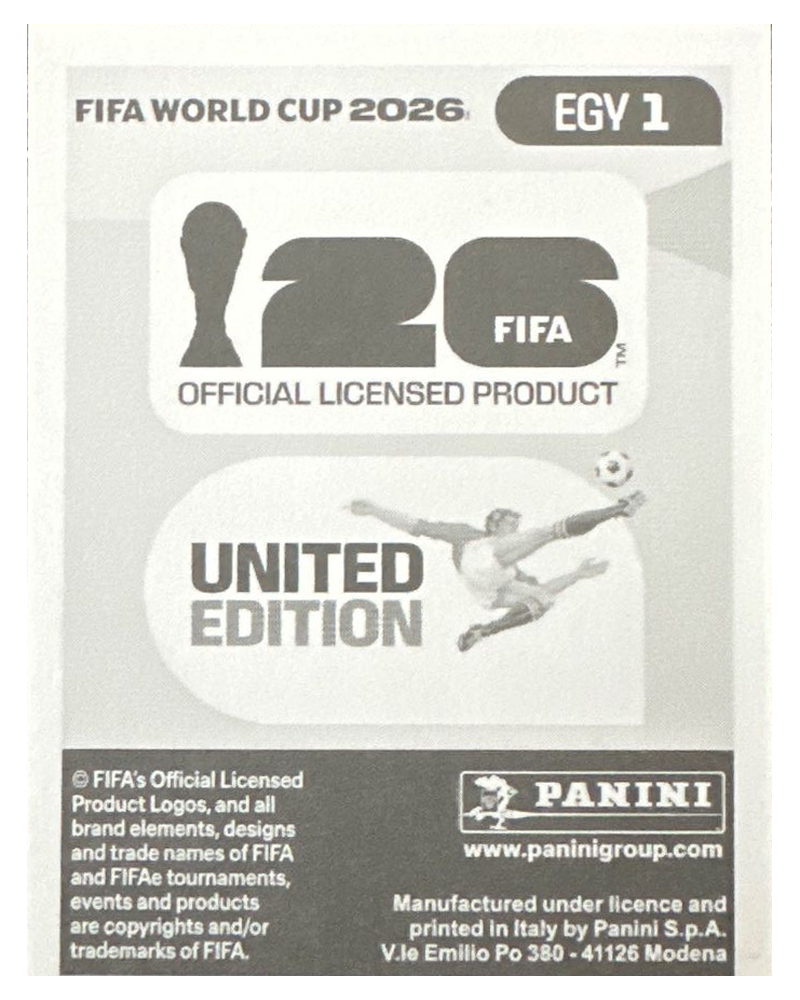 Panini FIFA WM 2026 United - EGY 1 - Team Logo