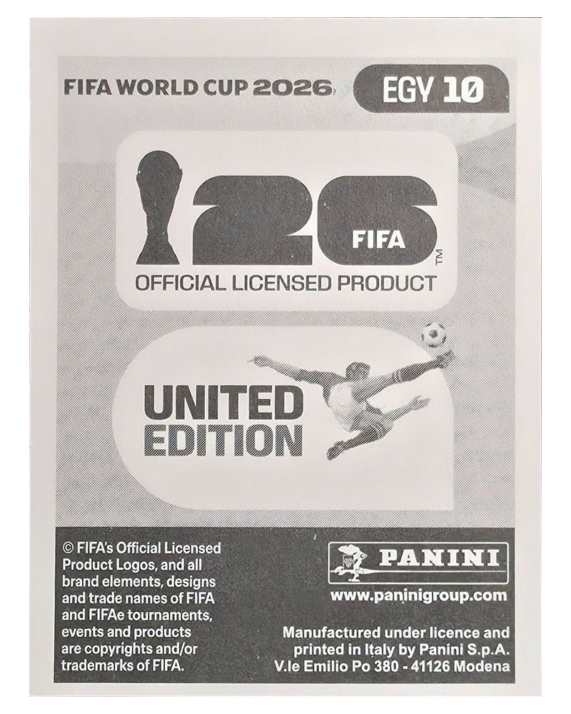 Panini FIFA WM 2026 United - EGY 10 - Marwan Attia
