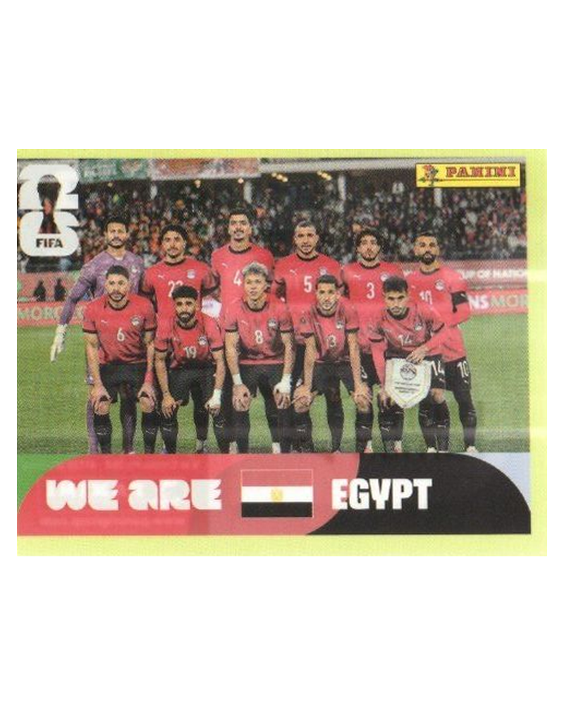 Panini FIFA WM 2026 United - EGY 13 - Team Photo