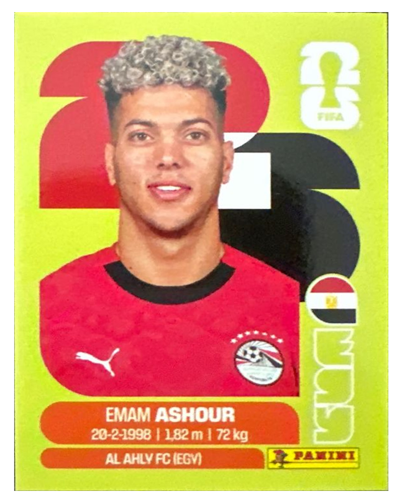 Panini FIFA WM 2026 United - EGY 15 - Emam Ashour