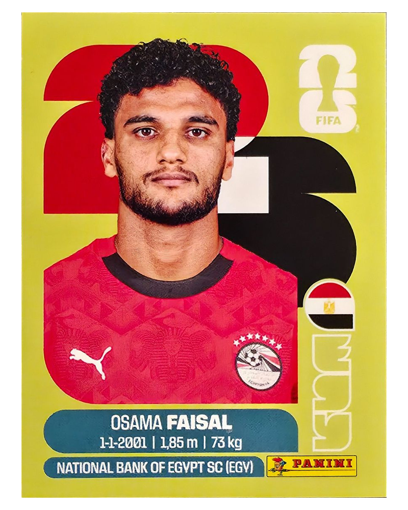Panini FIFA WM 2026 United - EGY 16 - Osama Faisal