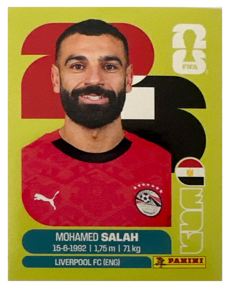 Panini FIFA WM 2026 United - EGY 17 - Mohamed Salah