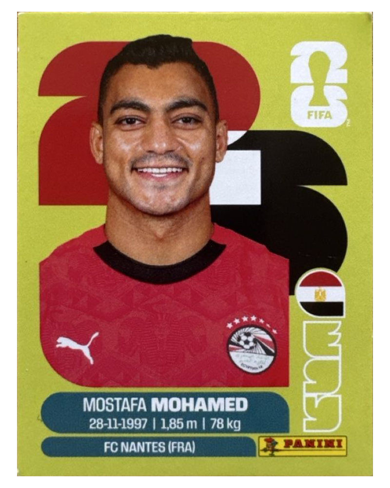 Panini FIFA WM 2026 United - EGY 18 - Mostafa Mohamed