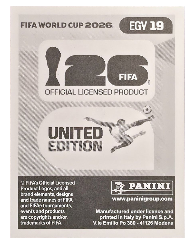 Panini FIFA WM 2026 United - EGY 19 - Trezeguet