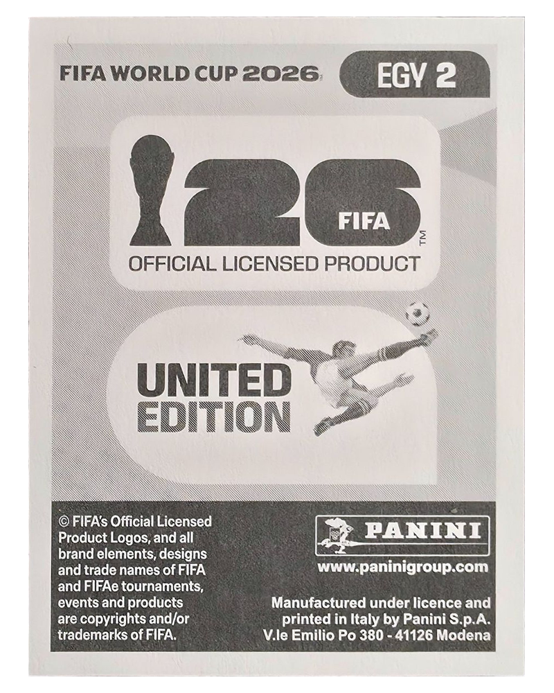 Panini FIFA WM 2026 United - EGY 2 - Mohamed El Shenawy