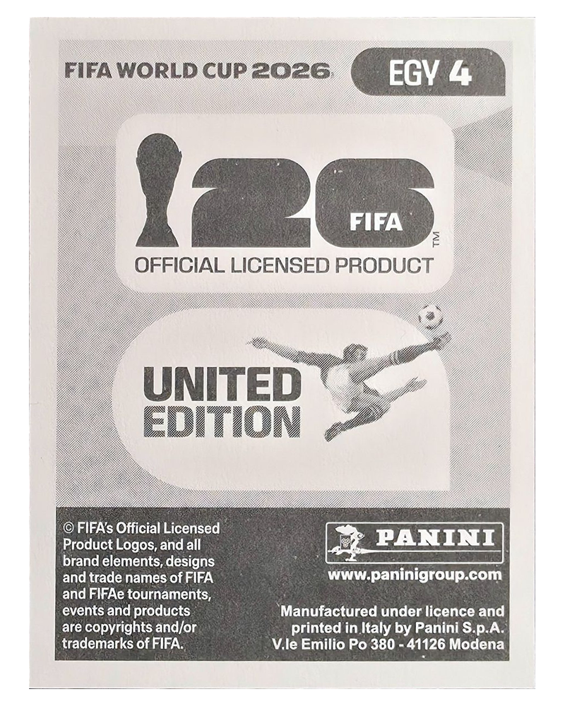 Panini FIFA WM 2026 United - EGY 4 - Mohamed Hamdy