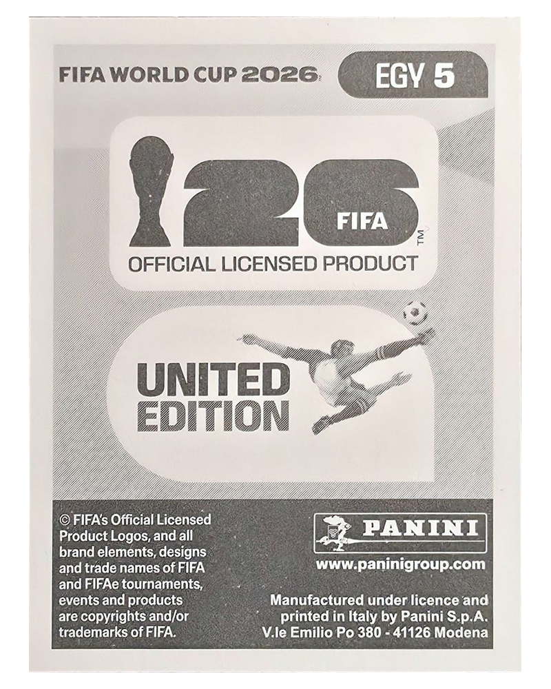 Panini FIFA WM 2026 United - EGY 5 - Yasser Ibrahim