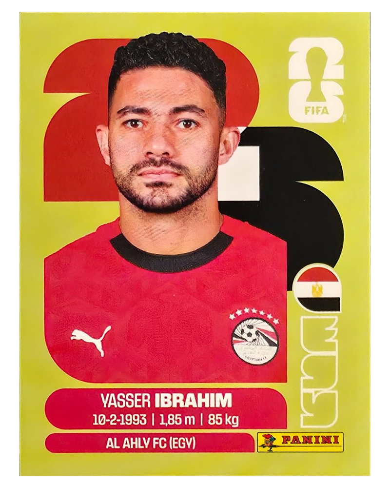Panini FIFA WM 2026 United - EGY 5 - Yasser Ibrahim