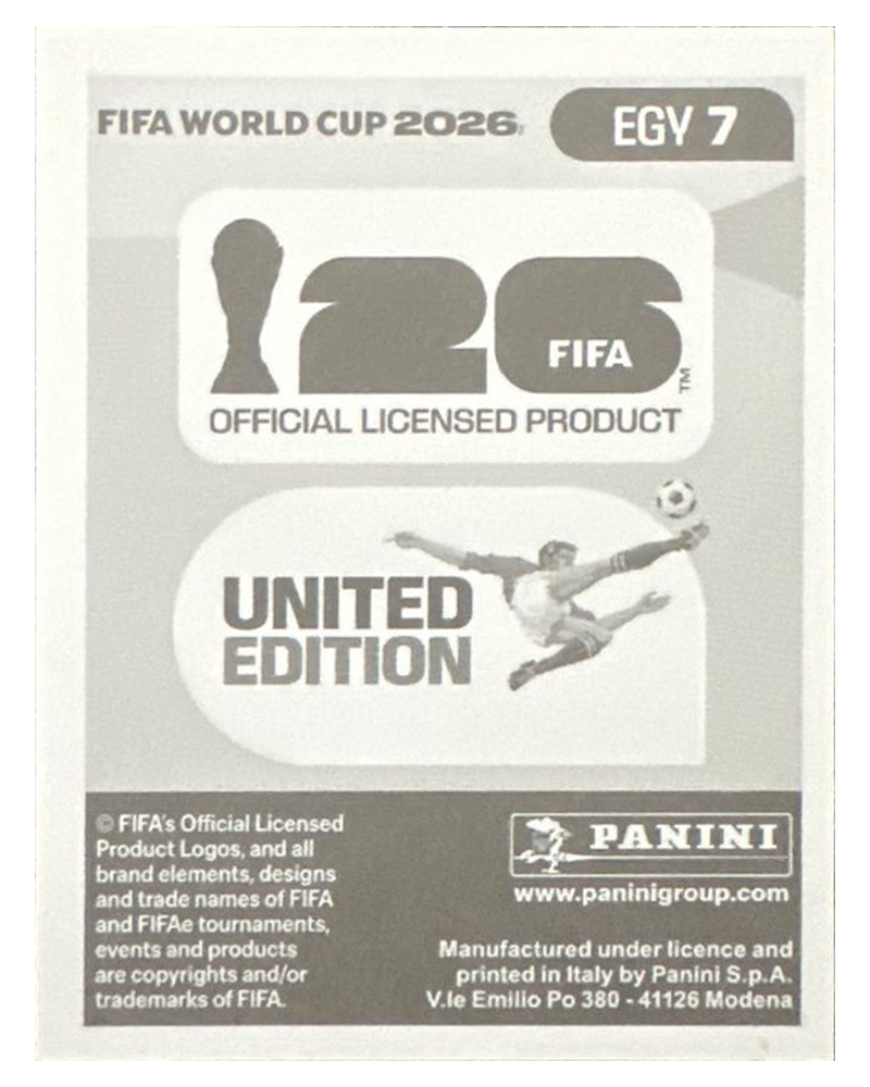 Panini FIFA WM 2026 United - EGY 7 - Ramy Rabia
