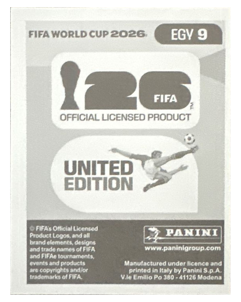 Panini FIFA WM 2026 United - EGY 9 - Ahmed Fatouh