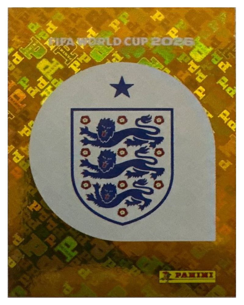 Panini FIFA WM 2026 United - ENG 1 - Team Logo