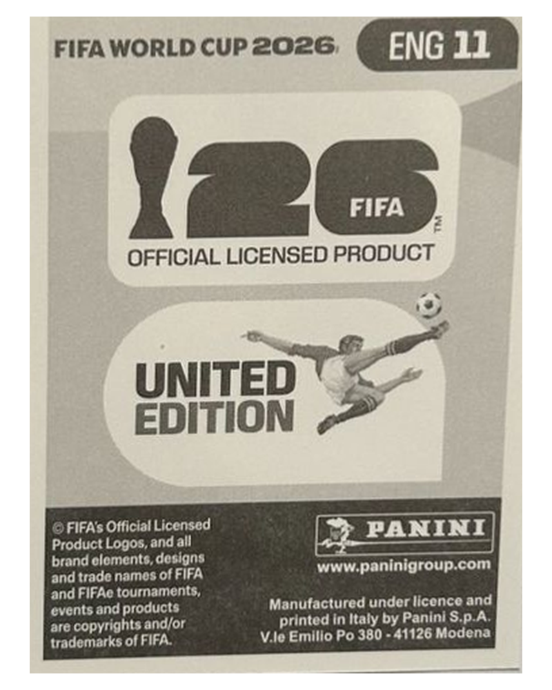 Panini FIFA WM 2026 United - ENG 11 - Jude Bellingham