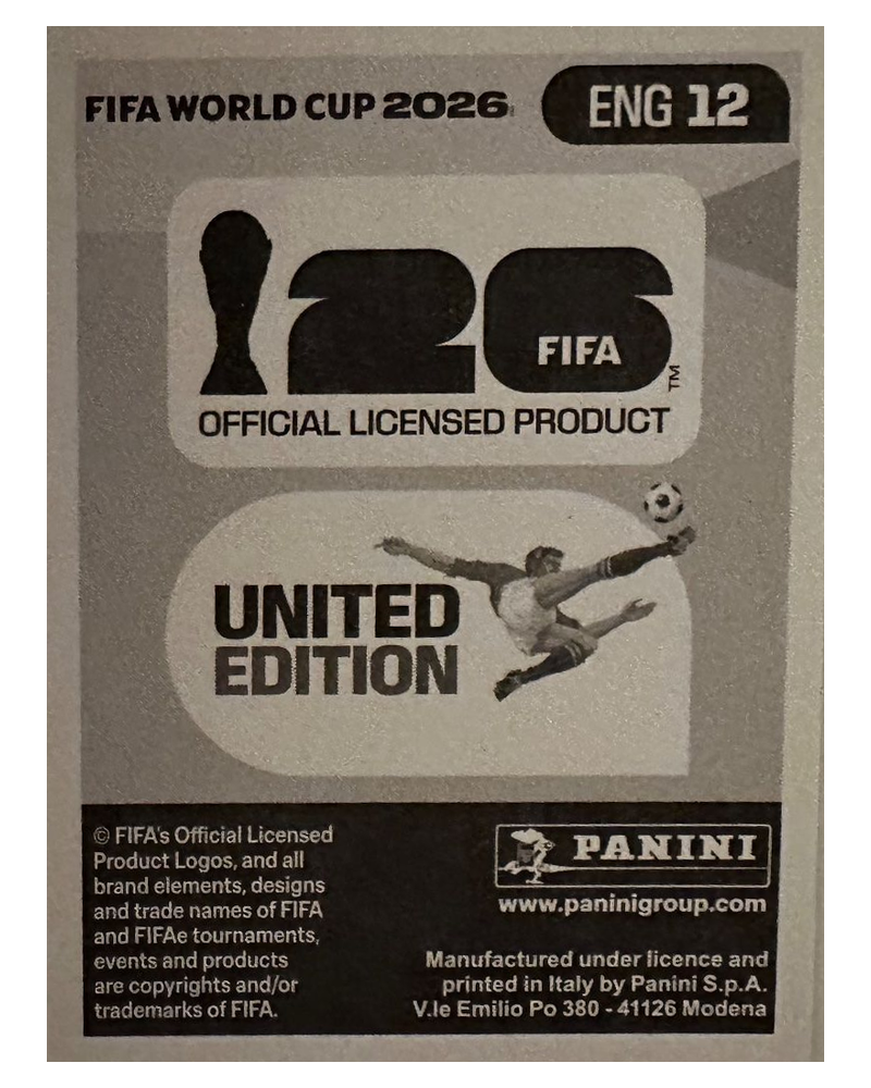 Panini FIFA WM 2026 United - ENG 12 - Cole Palmer
