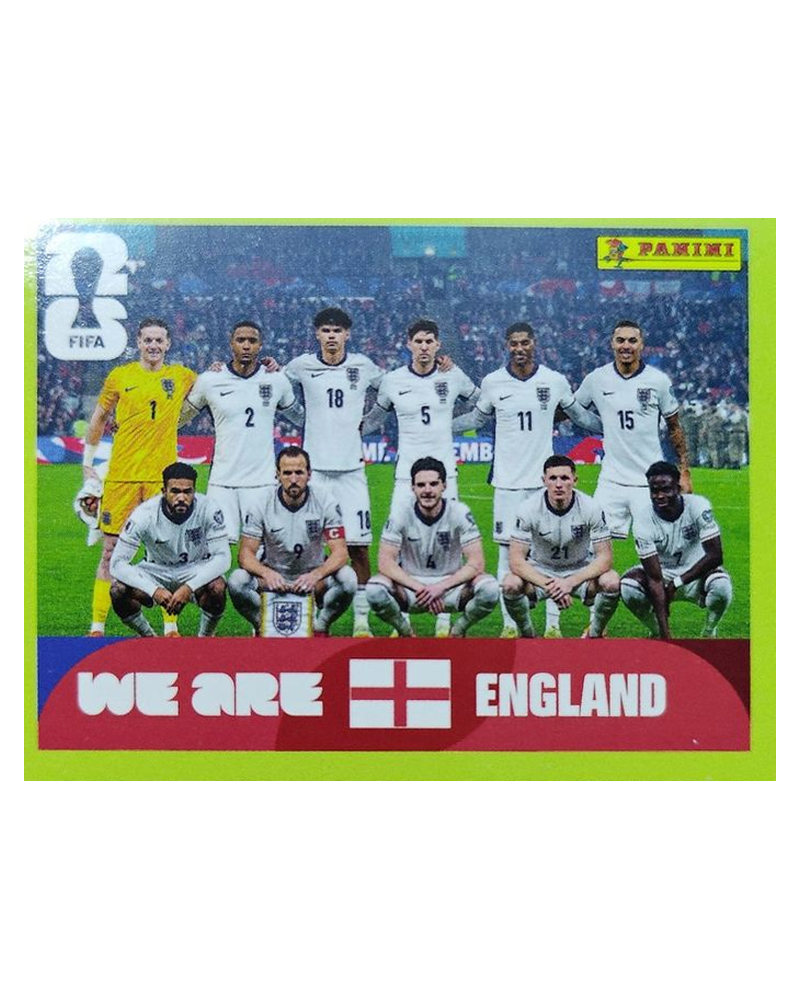 Panini FIFA WM 2026 United - ENG 13 - Team Photo