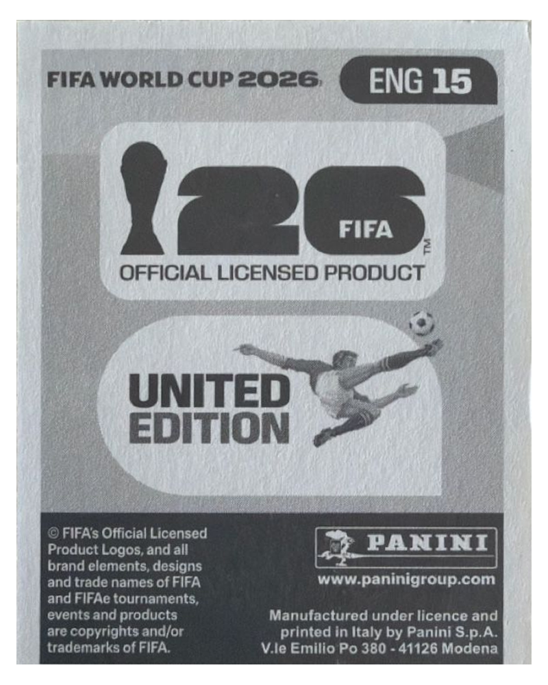 Panini FIFA WM 2026 United - ENG 15 - Anthony Gordon