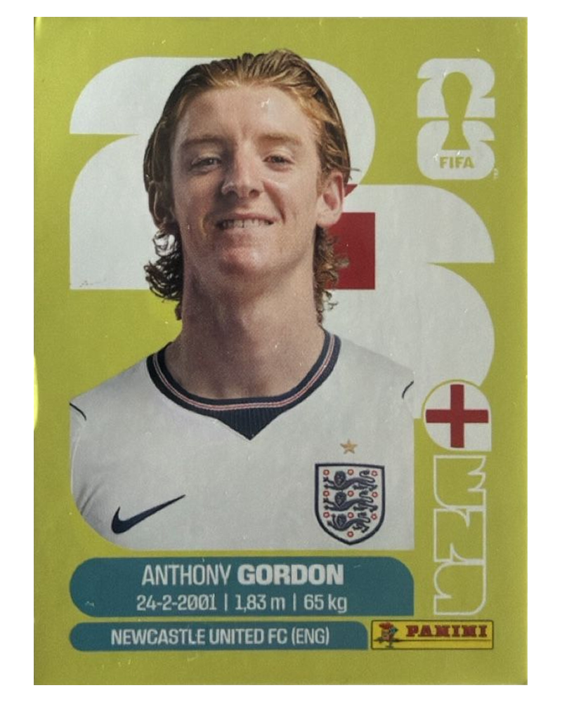 Panini FIFA WM 2026 United - ENG 15 - Anthony Gordon