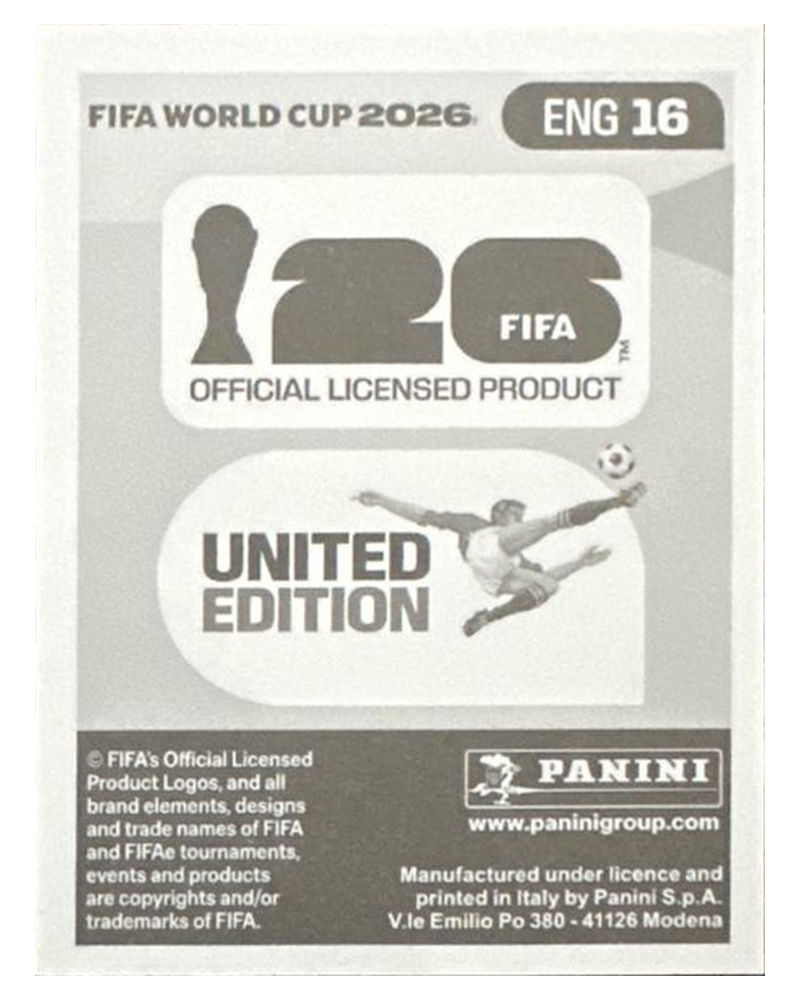 Panini FIFA WM 2026 United - ENG 16 - Phil Foden