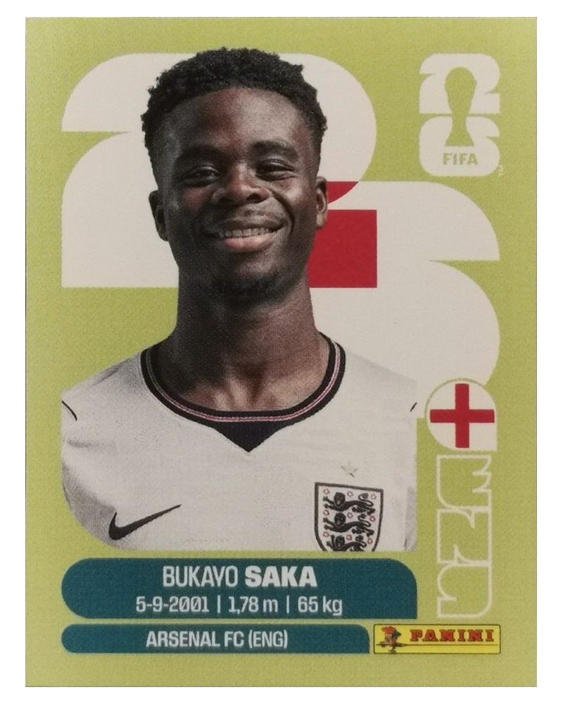 Panini FIFA WM 2026 United - ENG 17 - Bukayo Saka