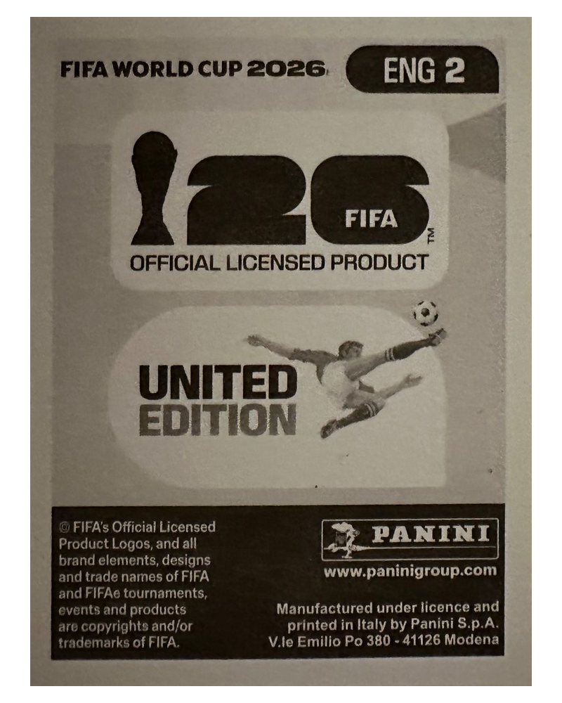 Panini FIFA WM 2026 United - ENG 2 - Jordan Pickford