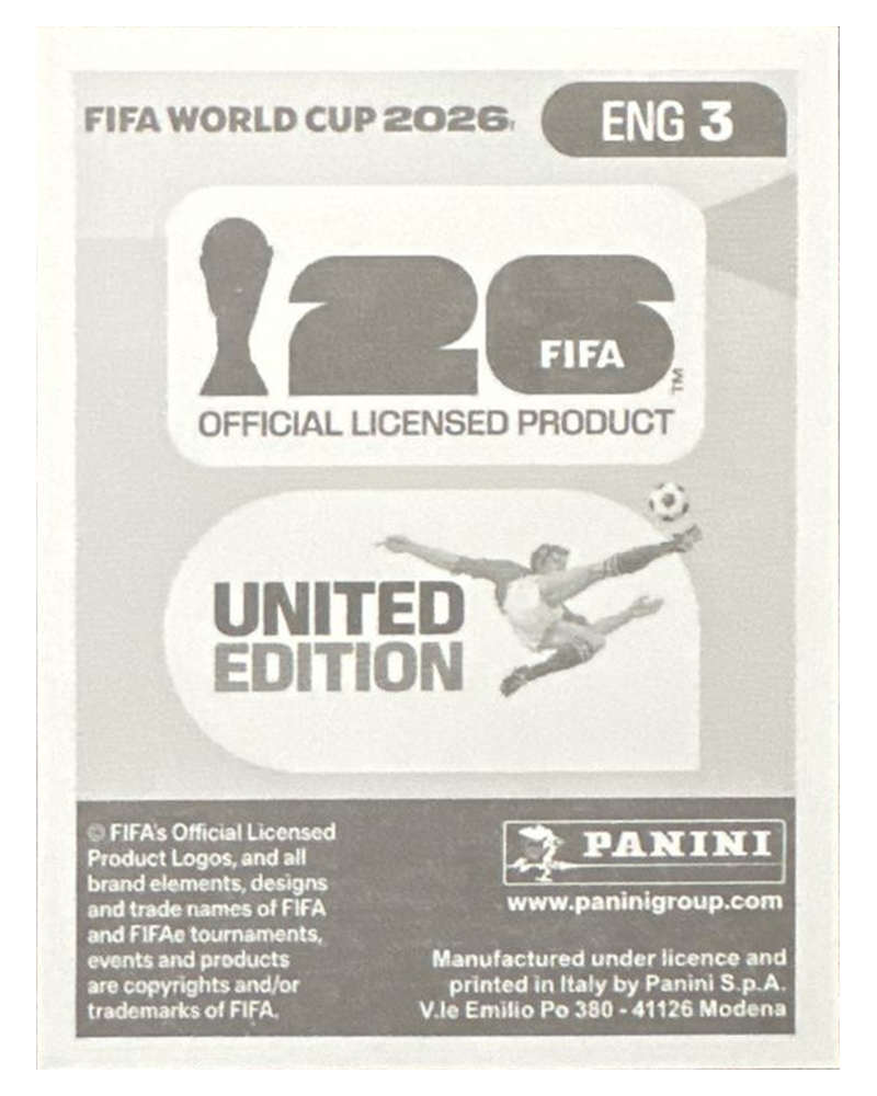 Panini FIFA WM 2026 United - ENG 3 - John Stones