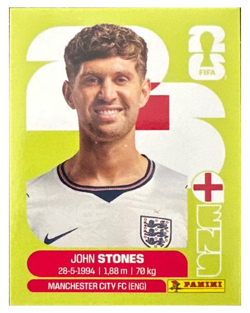Panini FIFA WM 2026 United - ENG 3 - John Stones