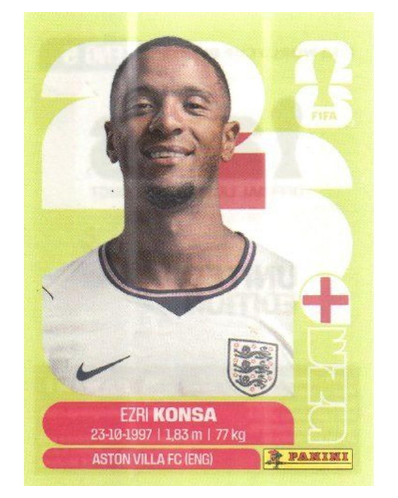Panini FIFA WM 2026 United - ENG 5 - Ezri Konsa