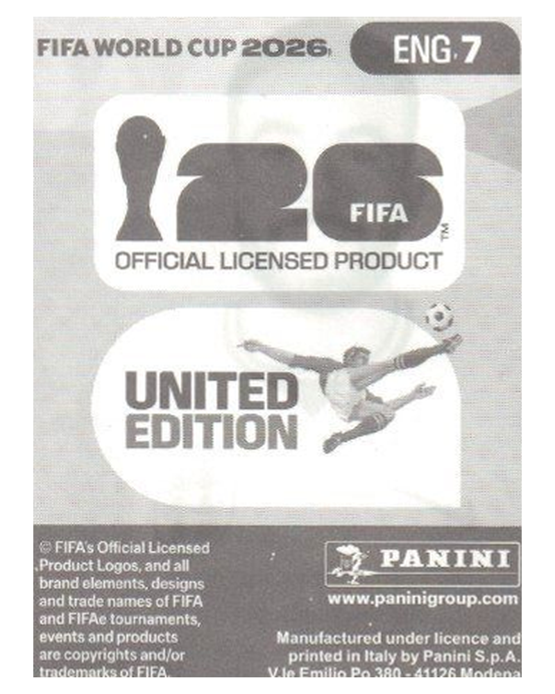 Panini FIFA WM 2026 United - ENG 7 - Reece James