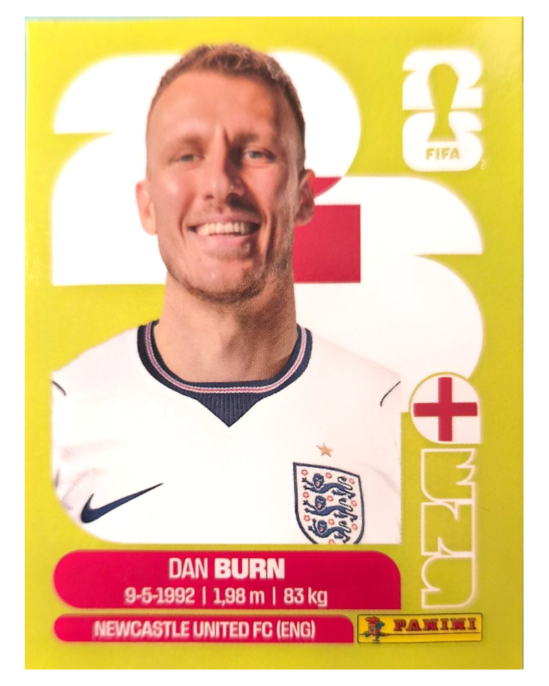 Panini FIFA WM 2026 United - ENG 8 - Dan Burn