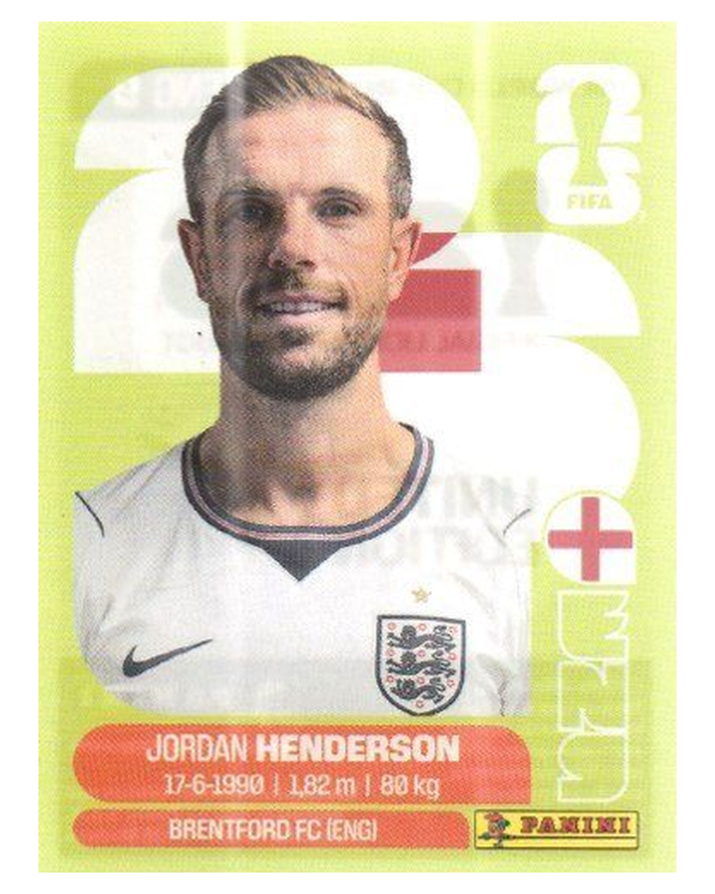 Panini FIFA WM 2026 United - ENG 9 - Jordan Henderson