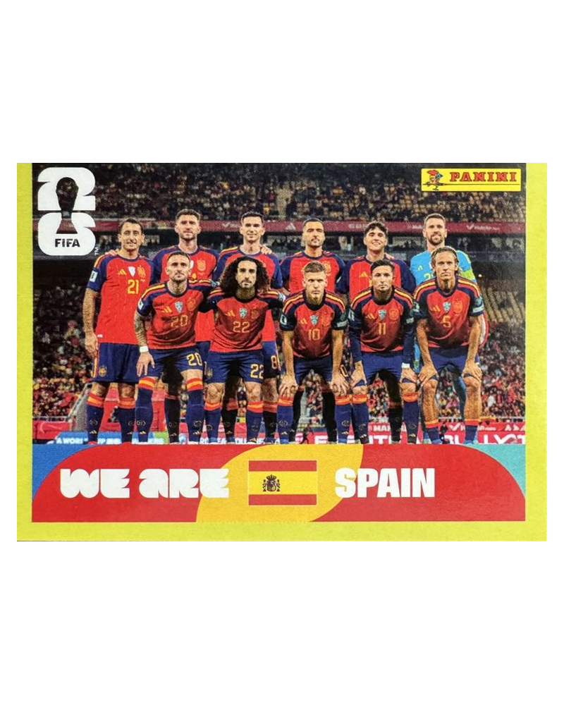 Panini FIFA WM 2026 United - ESP 13 - Team Photo