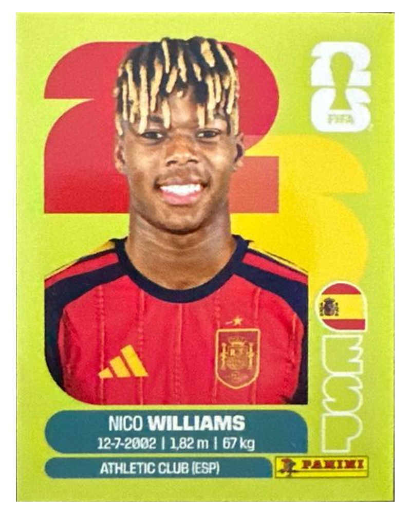 Panini FIFA WM 2026 United - ESP 17 - Nico Williams