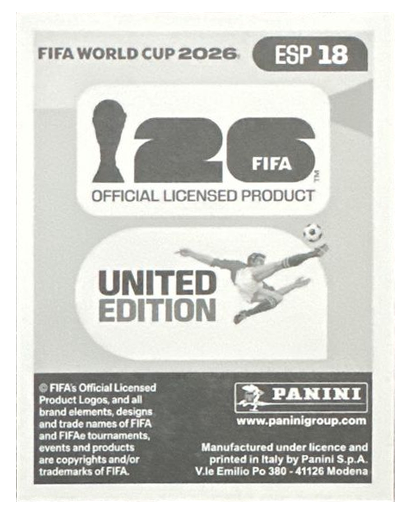 Panini FIFA WM 2026 United - ESP 18 - Ferran Torres