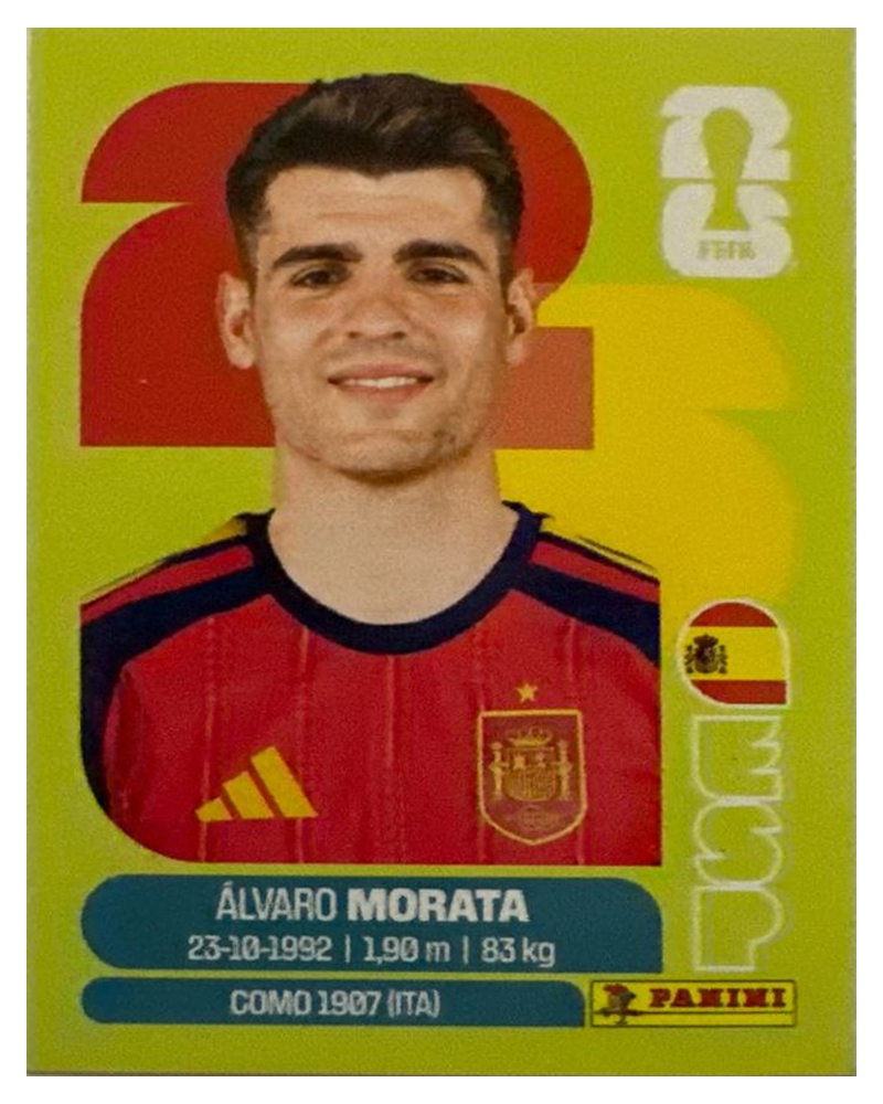 Panini FIFA WM 2026 United - ESP 19 - Álvaro Morata Vorderseite