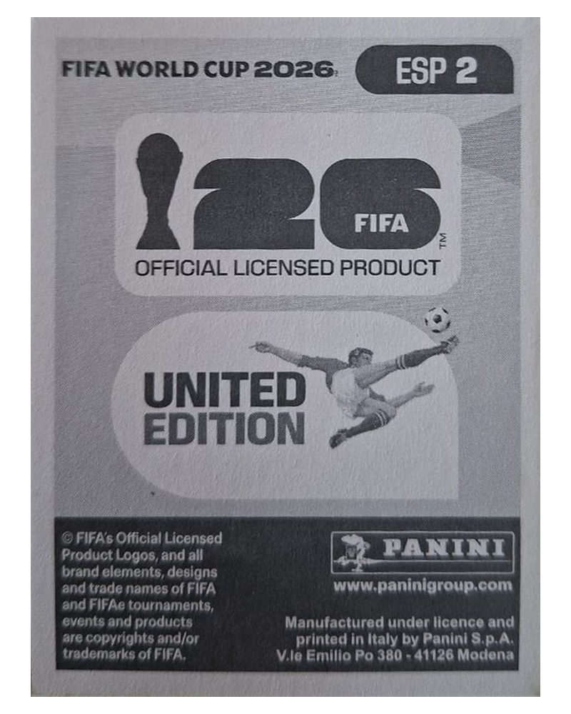 Panini FIFA WM 2026 United - ESP 2 - Unai Simon
