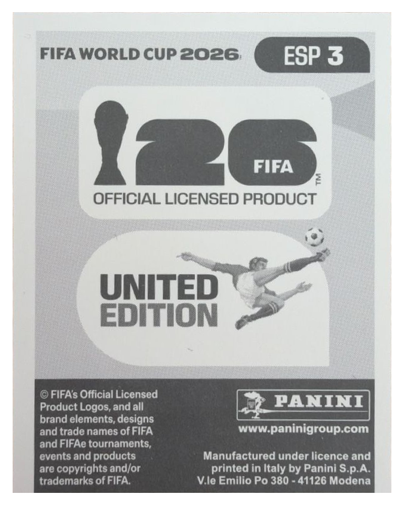 Panini FIFA WM 2026 United - ESP 3 - Robin Le Normand