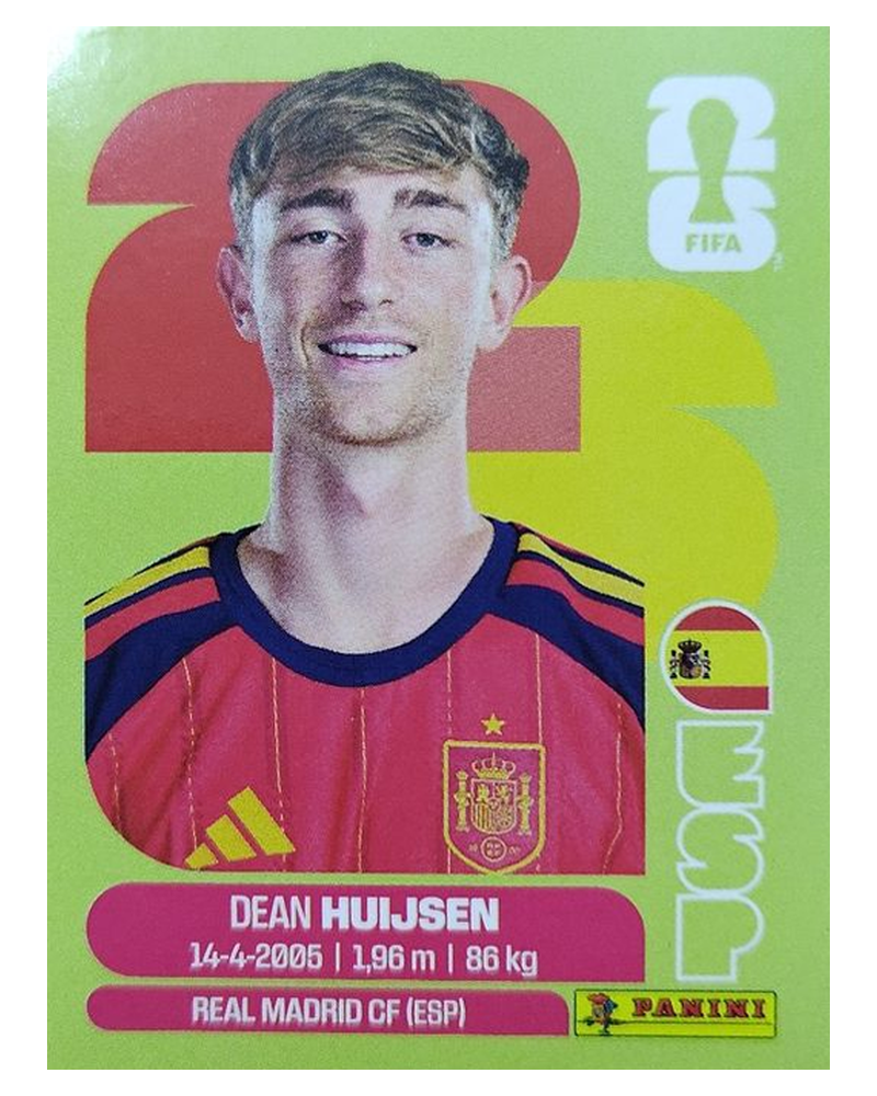 Panini FIFA WM 2026 United - ESP 5 - Dean Huijsen