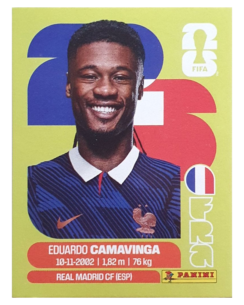 Panini FIFA WM 2026 United - FRA 10 - Eduardo Camavinga