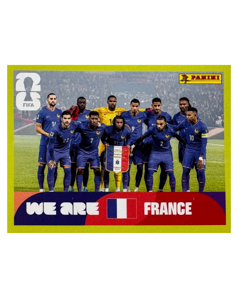 Panini FIFA WM 2026 United - FRA 13 - Team Photo