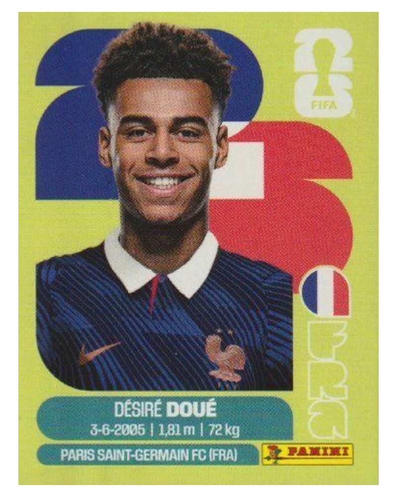 Panini FIFA WM 2026 United - FRA 17 - Désiré Doué