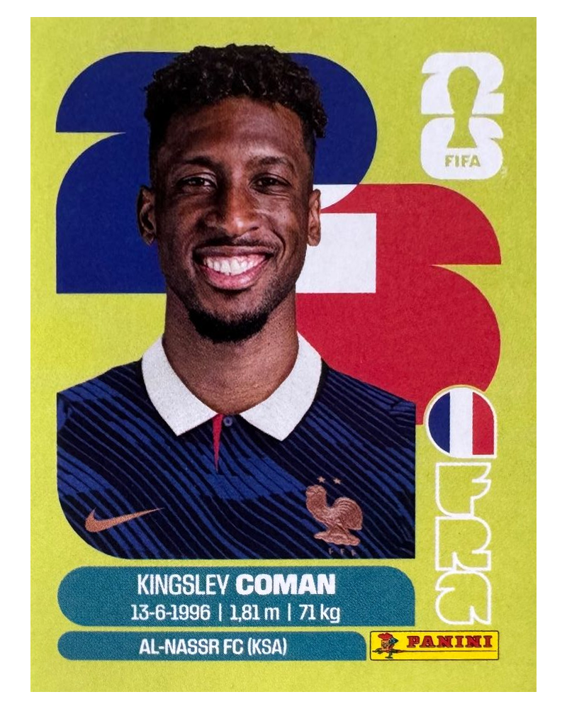Panini FIFA WM 2026 United - FRA 18 - Kingsley Coman
